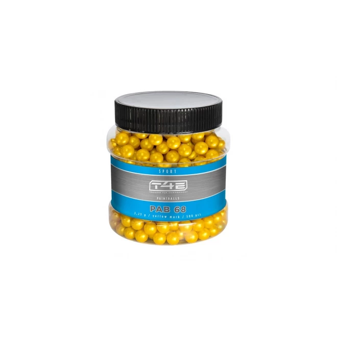 Paintballs T4E Sport PAB - cal. .68 /500pcs/ - yellow